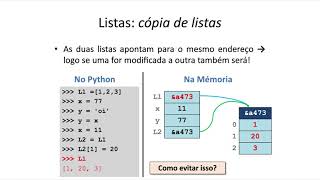 [SME0332] Aula 07 - Listas em Python - Parte 2