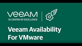 Backup and restore of virtual machines with Veeam Availability for Vmware