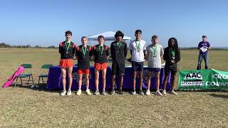 2022 AAC Men's Cross Country Championship awards ceremony