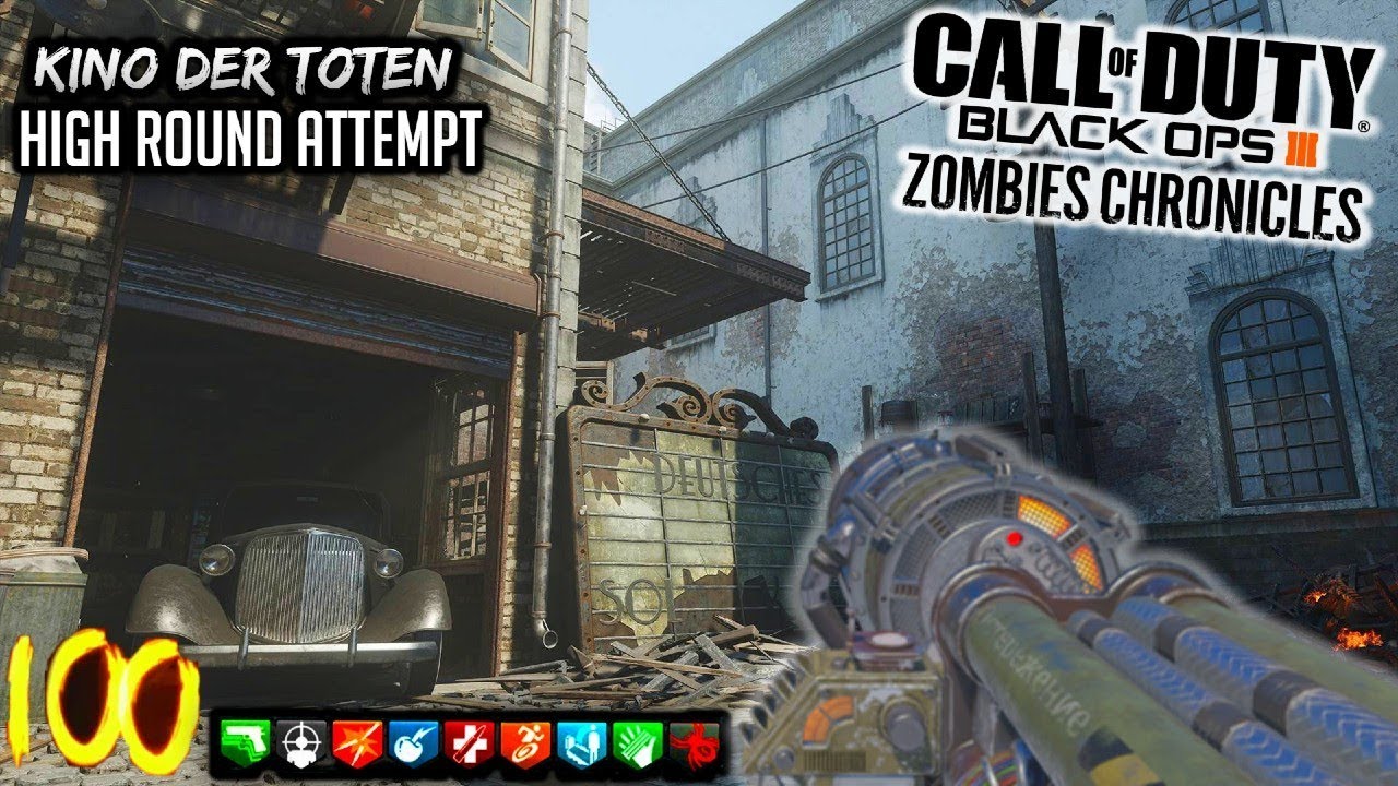 CALL OF DUTY BLACK OPS 3 KINO HIGH ROUND ATTEMPT 60+ (PART 1) - YouTube