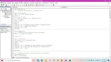 Preguntas en Visual Basic - Programación