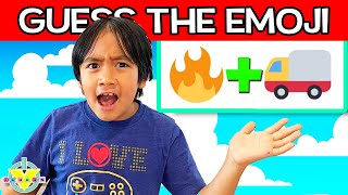 The Emoji Challenge! Ryan vs Mom!!