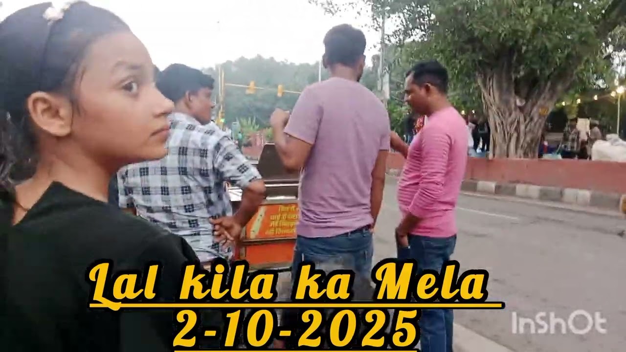 @lal kila ka Mela  aaj bahut bhir h 2 10 2025👍👍