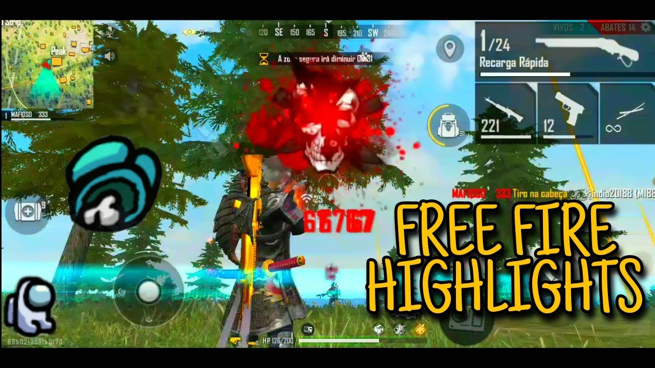 Teto - M4 Gritando Meu Nome 🎶🇧🇷 (FreeFire Highlights) 👽