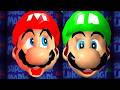 Super Mario 64 - Mario Vs. Luigi Race - Full Game (4K)