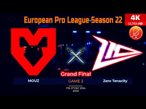MOUZ vs Zero Tenacity Game 2 Highlights | Grand Final | European Pro League | 27-12-24