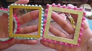 DIY Pom Pom Frames TUTORIAL