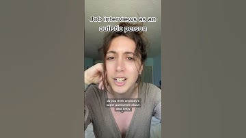 Navigating job interviews as an autistic person #actuallyautistic #asd #autism