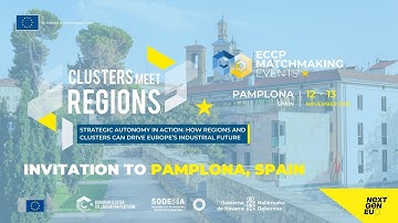 Clusters meet Regions 2025: Invitation to Pamplona, Spain