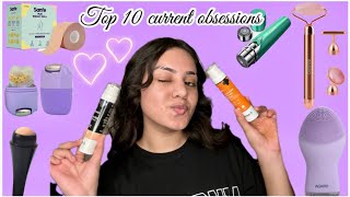 My top 10 current obsessions😍 Skincare, Haircare, Tools✨ Kp styles