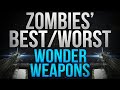 Zombies - &quot;Best &amp; Worst Wonder Weapons&quot; in Zombie History! (Black Ops Zombies, BO2, and WaW List)