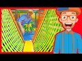 The Indoor Playground with Blippi | Learn Colors and more!