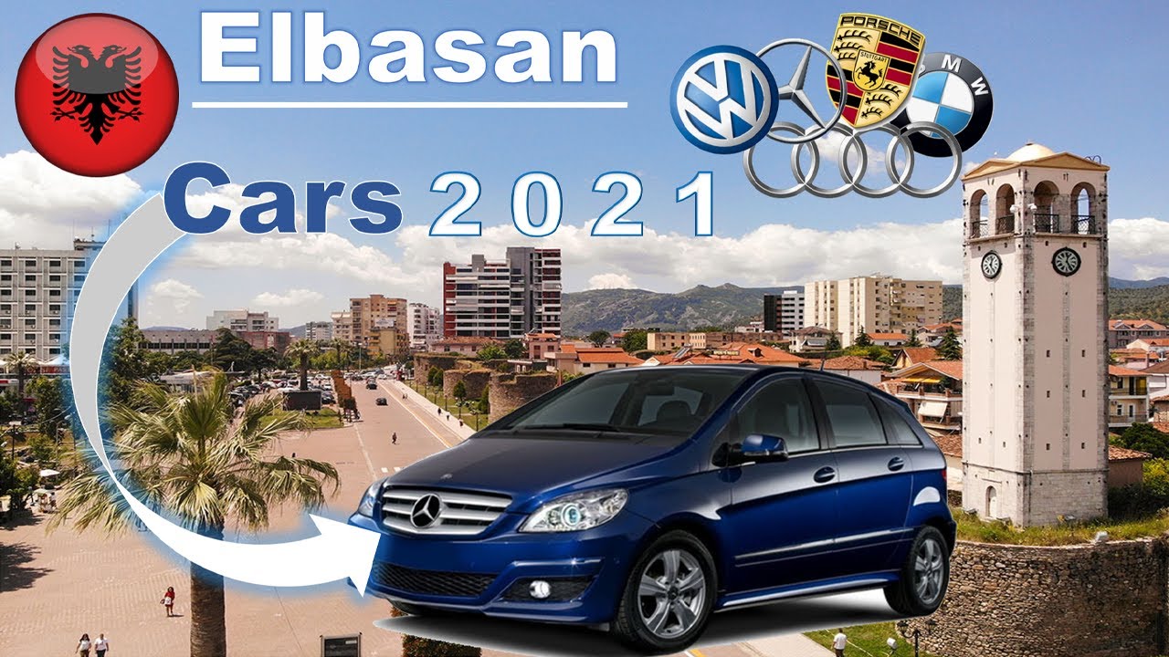 Which nation's cars are mostly driven in Elbasan/Albania?
