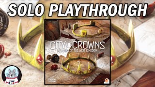 Paladins of the West Kingdom: City of Crowns - Solo Playthrough