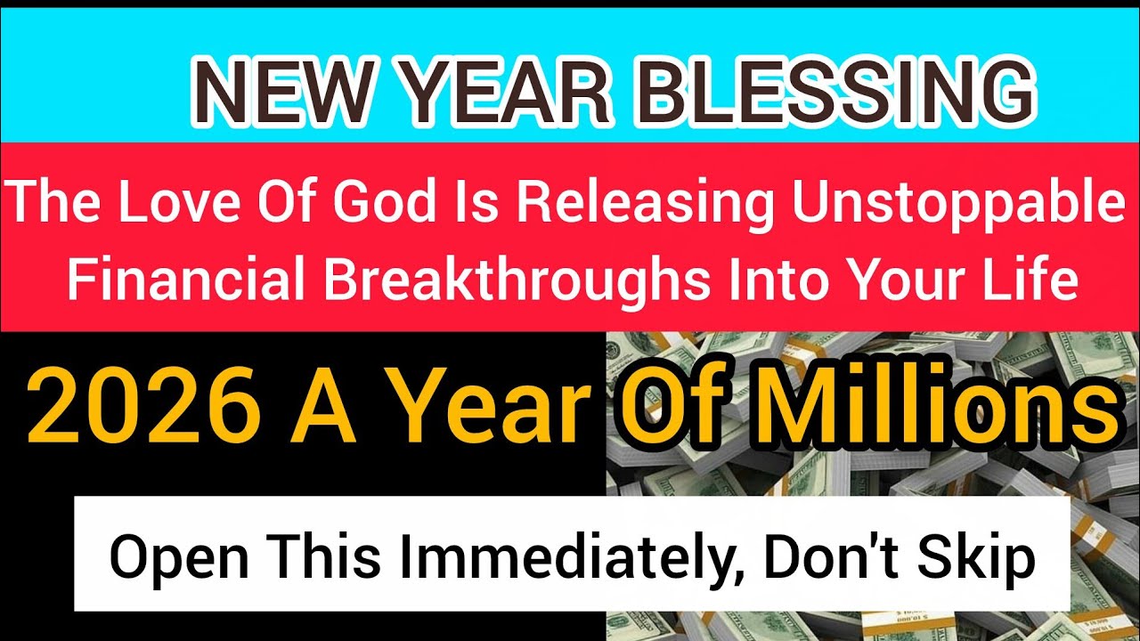 Новогоднее благословение. Любовь Божья дарует вам непреодолимые финансовые прорывы.