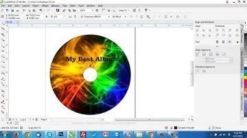 how to make a template for cd/dvd in coreldraw