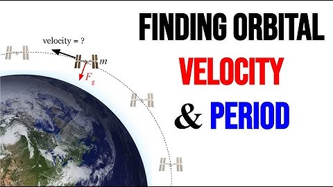 Circular Orbits (Finding Velocity and Period)