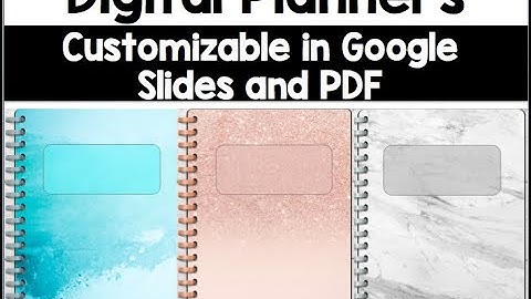 Digital Teacher Planner Tutorial | Google Slides Format