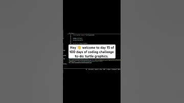 turtle 🐢 graphics day 15 of 100 days of coding challenge #turtle graphics