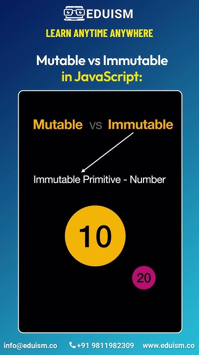 Mutable vs Immutable in JavaScript! #javascript #js #java #ai # ...