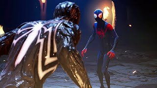 Peter Parker Vs Miles Morales With The Spider-Verse Suit Fight Scene - Marvel's Spider-Man 2 PS5