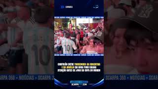 🚨 ARGENTINA x ARGÉLIA: CONFUSÃO ENTRE TORCIDAS EM NOVA YORK ANTES DA COPA DO MUNDO