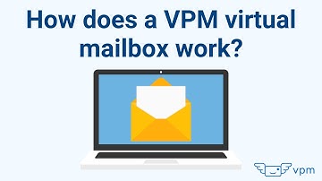 How does a VirtualPostMail (VPM) virtual mailbox work?