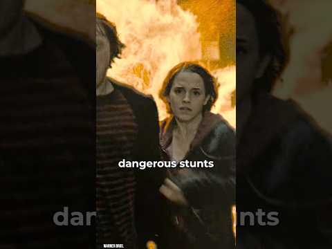 Emma Watson's Most Dangerous Stunts in Harry Potter #EmmaWatson #HermioneGranger