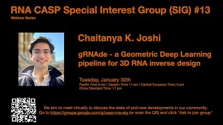 Chaitanya K. Joshi - gRNAde - a Geometric Deep Learning pipeline for 3D RNA inverse design