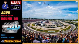🔴 NASCAR Xfinity Series | 2025 | Round 26 | Regular Final | #NuWay200 Watch-Along