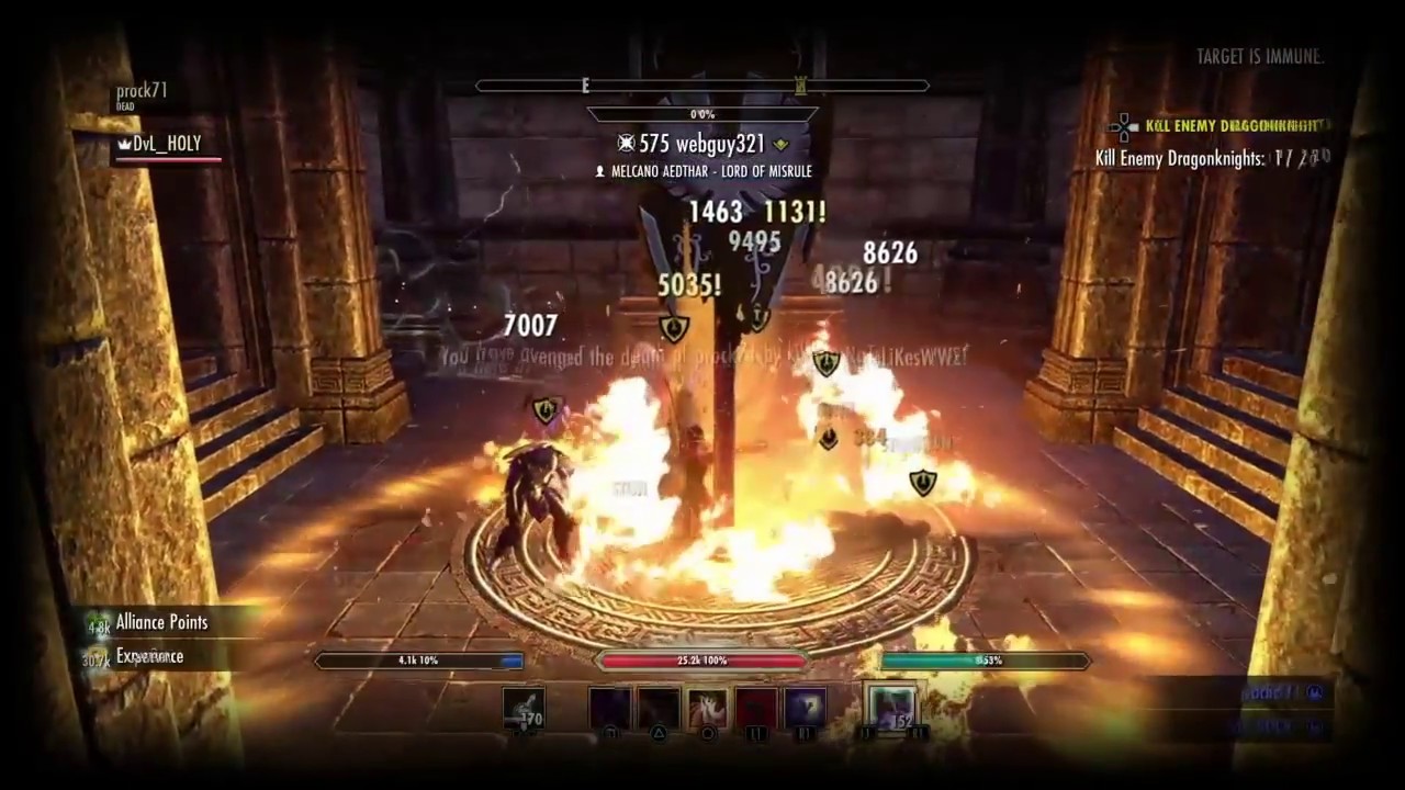 ESO pvp - Magika Nightblade zergbomb slomos 170415