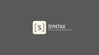 Emily Walker Syntax CAO - Shares how Actuaries and Analysts can use Syntax