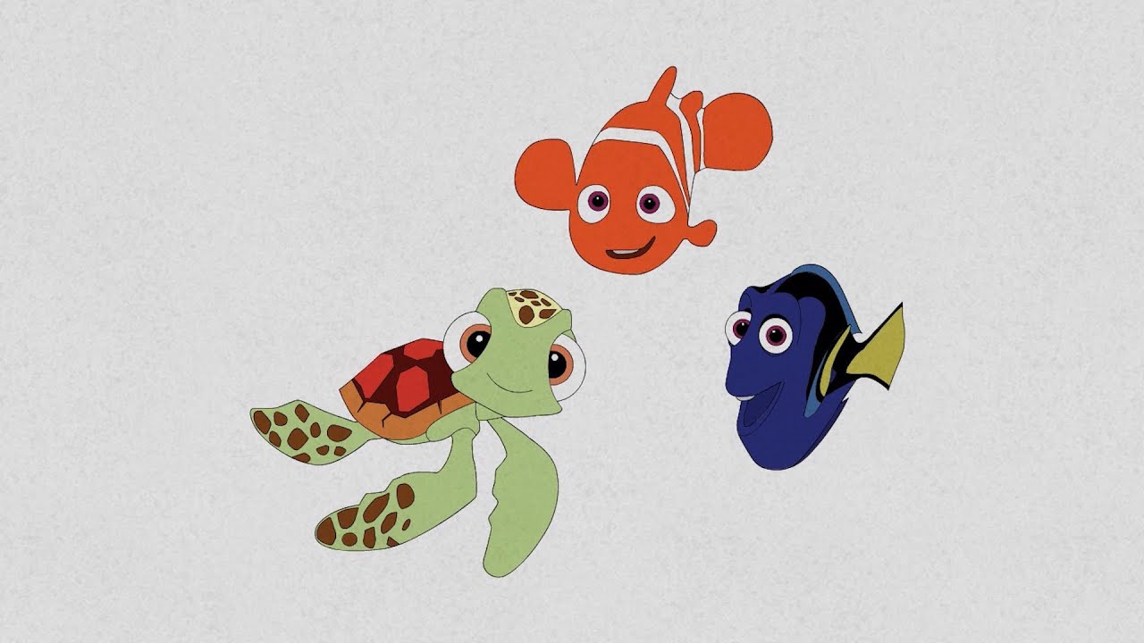 Cara Menggambar Ikan Nemo How To Draw Finding Nemo Lanzi Toys Youtube