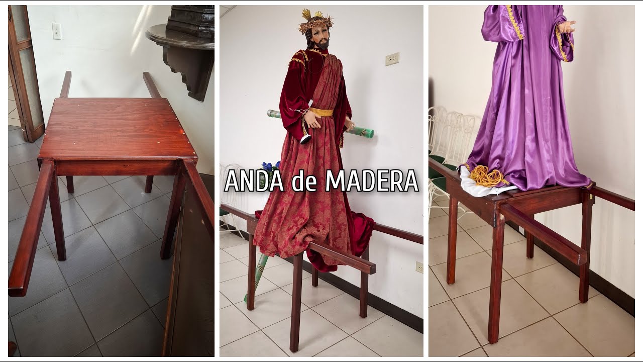 Fabricación de ANDA sencilla para procesiones religiosas. - YouTube