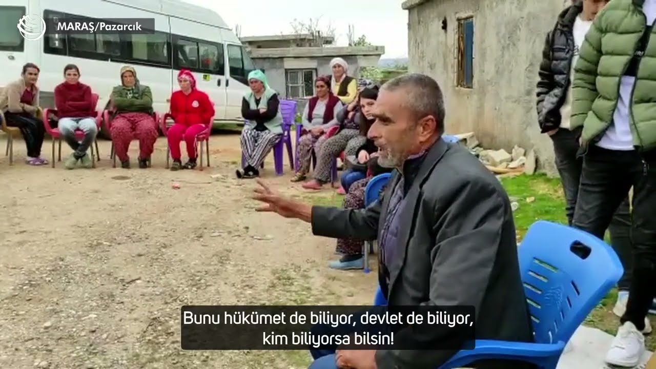 Ercüment Akdeniz deprem bölgesi Pazarcık'ta köylülerle buluştu: Deprem suçlarının hesabını soracağız