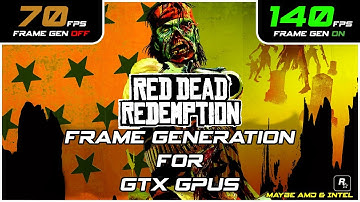 How To Install Red Dead Redemption PC Frame Generation Mod No HUD/UI Flickering #fsr3
