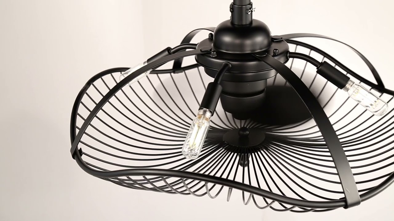 Auri™ 22-1/4" Ceiling Fan - Matte Black