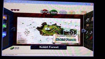 Zelda OOT Cheat Code kokiri forest air swimming glitch
