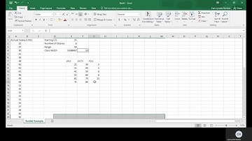 Creating Histograms - Excel 2016