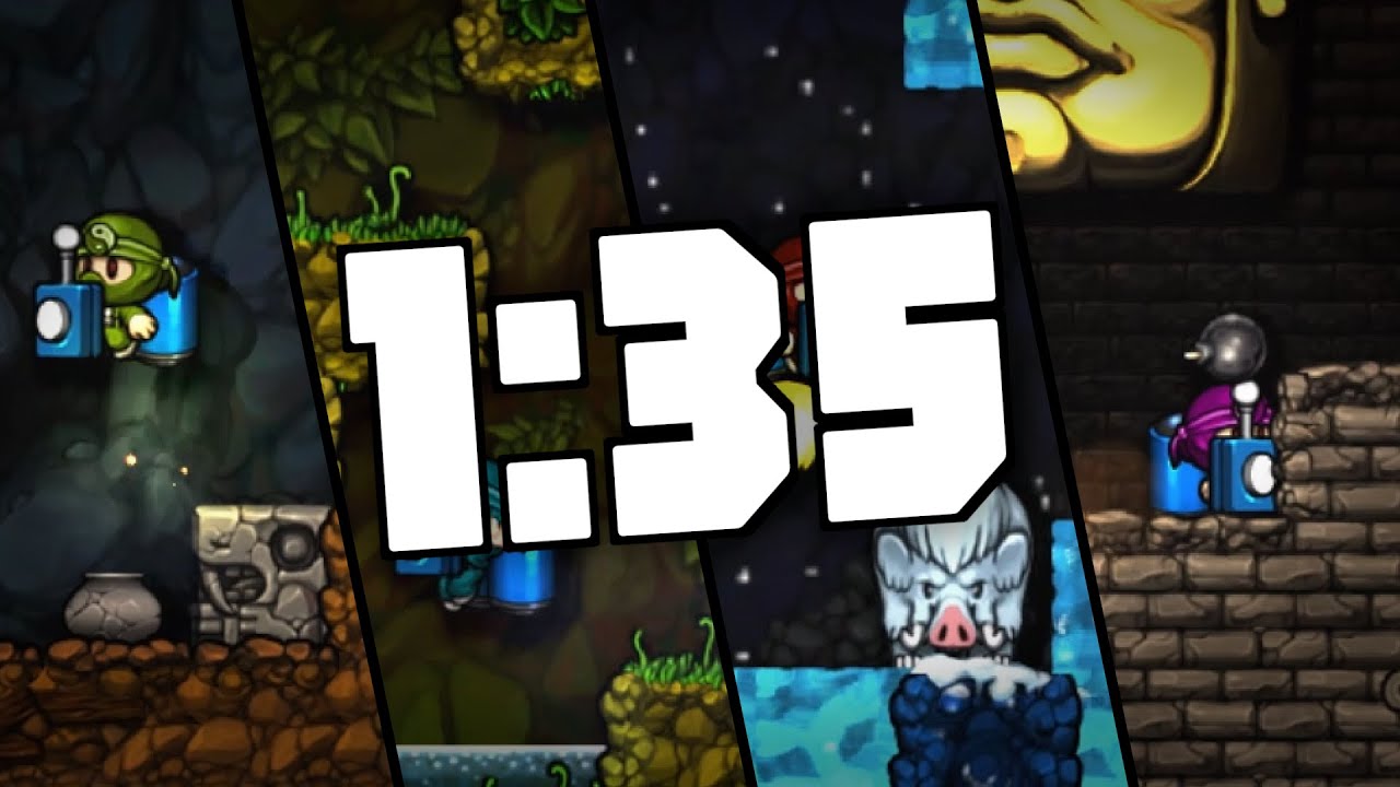 The Second Fastest Spelunky Speedrun (