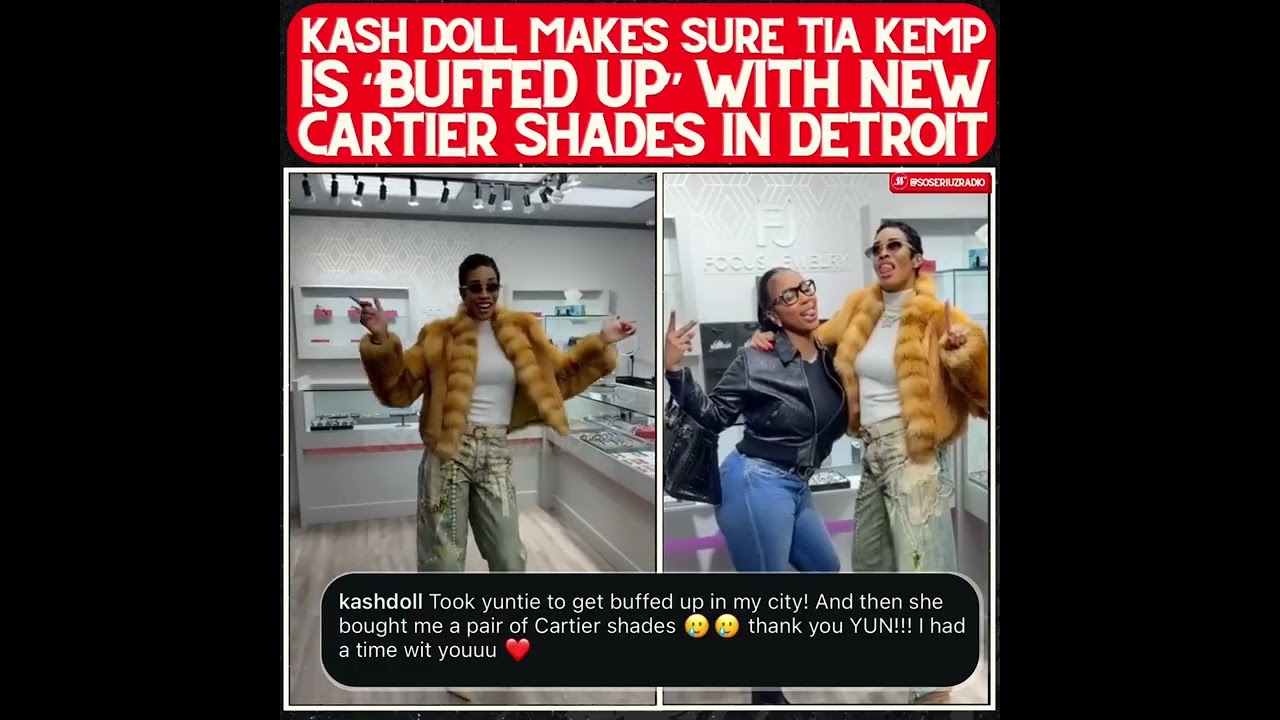 Кэш Долл ведет Тию Кемп на примерку эксклюзивных сандалий Cartier в салоне D!