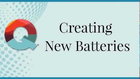 Creating New Batteries on Q-interactive