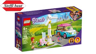 Lego Friends 41443 Olivias Electric Car Unboxing & Build