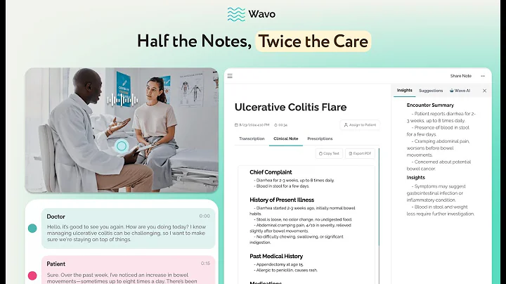 Wavo Health AI Scribe: Simplify Medical Documentation in Minutes!