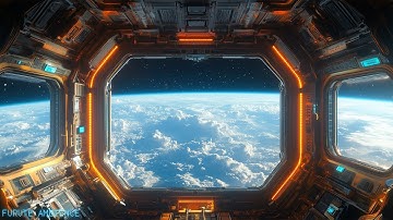 Aethrix Outpost: Solitude in the Sky | Ambient Space Music | 🚀 Klingon is Space only | 10 hrs