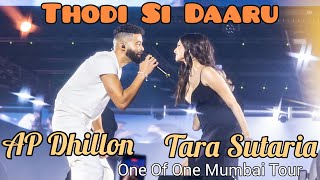Thodi Si Daaru Live Ap Dhillon X Tara Sutaria One Of One Mumbai Tour 2025 Iconic Stage Moment