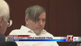 Prosecution rests in Wake County triple-murder trial