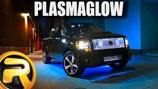 Plasmaglow 10820 Blue 6-Tube Flexible Under Truck Kit