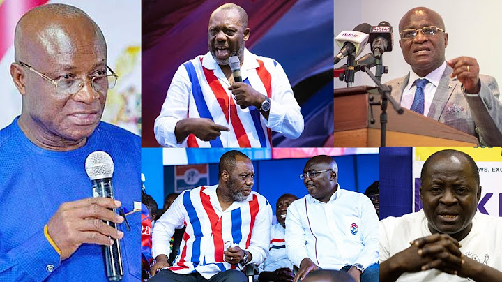 Breaking.. Hon Kyei Mensah Bonsu caused NPP's defe@t for recommending Napo as running mate..