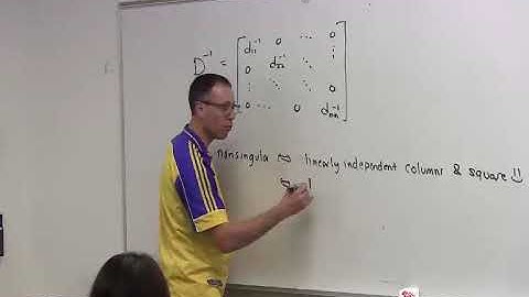 Applied Linear Algebra, Lesson 13, Video 8: First hints of invertible matrix theorem